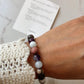 8MM Natural Crystal Bracelet with Relaxation Intention