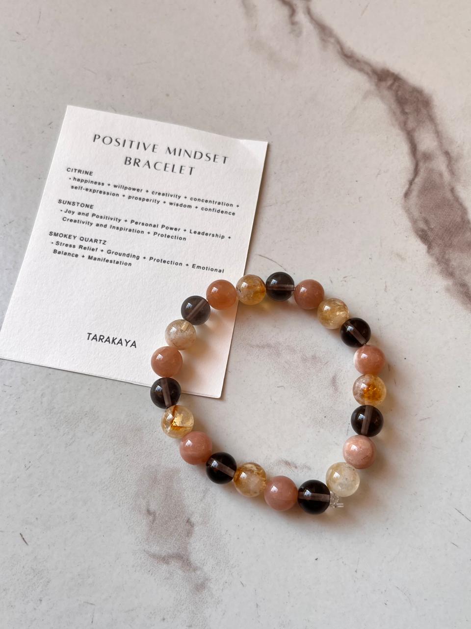 8MM Crystal Bracelet for Cultivating Positive Mindset