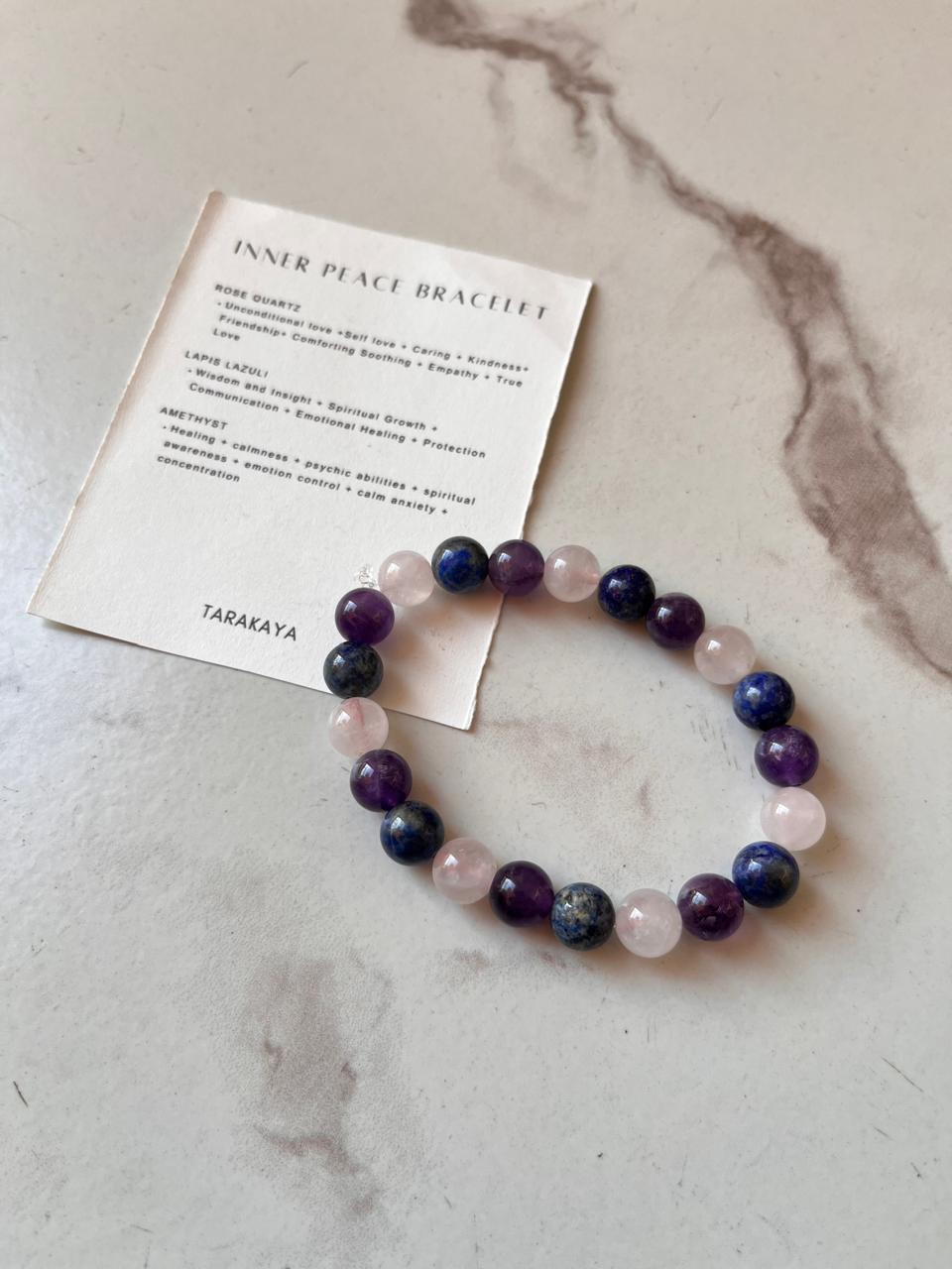 Healing Inner Peace 8MM Natural Crystal Bracelet