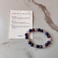 8MM Inner Peace Natural Crystal Bracelet for Serenity