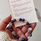 Natural Crystal Bracelet with Inner Peace Intention 8MM