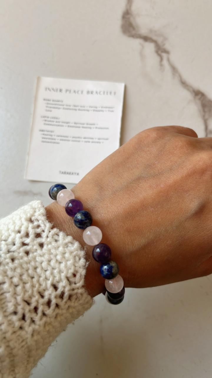 Natural Crystal Inner Peace 8MM Bracelet