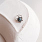 Tribal Rawa Turquoise Wired Back Silver Nose Pin with vibrant turquoise gemstone