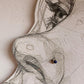 Close-up of Lapis Lazuli nose pin with secure screw back design