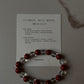 Natural crystal bracelet with intention for clarity and well-being