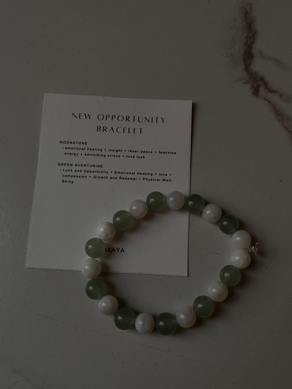 Healing 8MM natural crystal bracelet for new opportunities