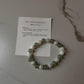Crystal bracelet with 8MM stones for new opportunities