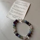 Intention Anxiety 8mm Natural Crystal Bracelet with calming stones