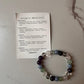 Natural Crystal Bracelet for anxiety with 8mm beads