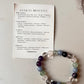 Close-up of 8mm Natural Crystal Bracelet for anxiety relief