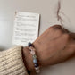 8MM natural crystal bracelet for anxiety relief