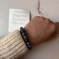 Close-up of 8mm Natural Crystal Bracelet for friendship energy