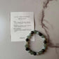 8mm Luck and Finance Crystal Bracelet with natural stones