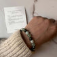 Close-up of 8mm Natural Crystal Bracelet for luck and financial success