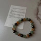 8mm Success Crystal Bracelet with natural stones for motivation