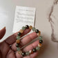 Handmade 8mm Natural Crystal Bracelet designed to attract success