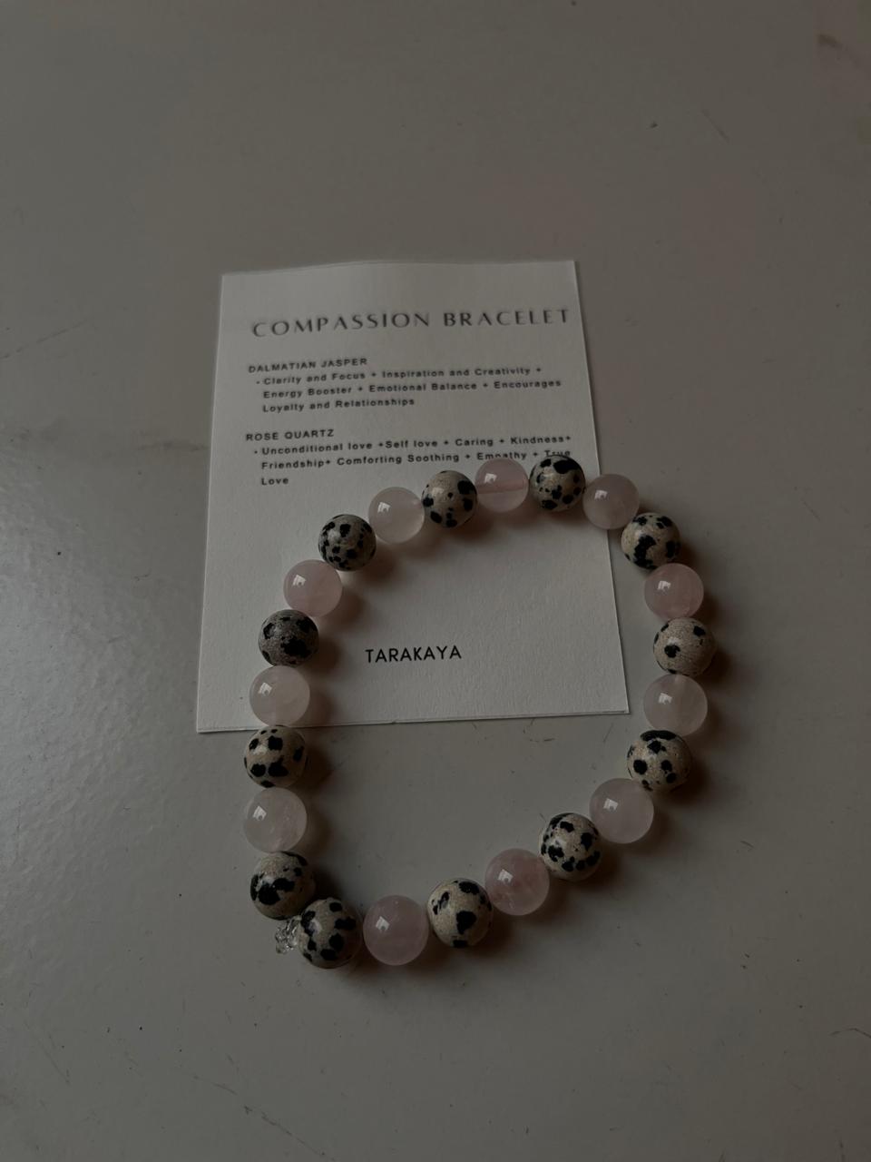 Healing 8MM natural crystal bracelet for compassion