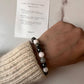 Natural Crystal Bracelet for empath protection with 8mm beads