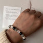 Close-up of 8mm Natural Crystal Bracelet for personal protection