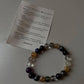 8mm Education Crystal Bracelet with natural stones for learning