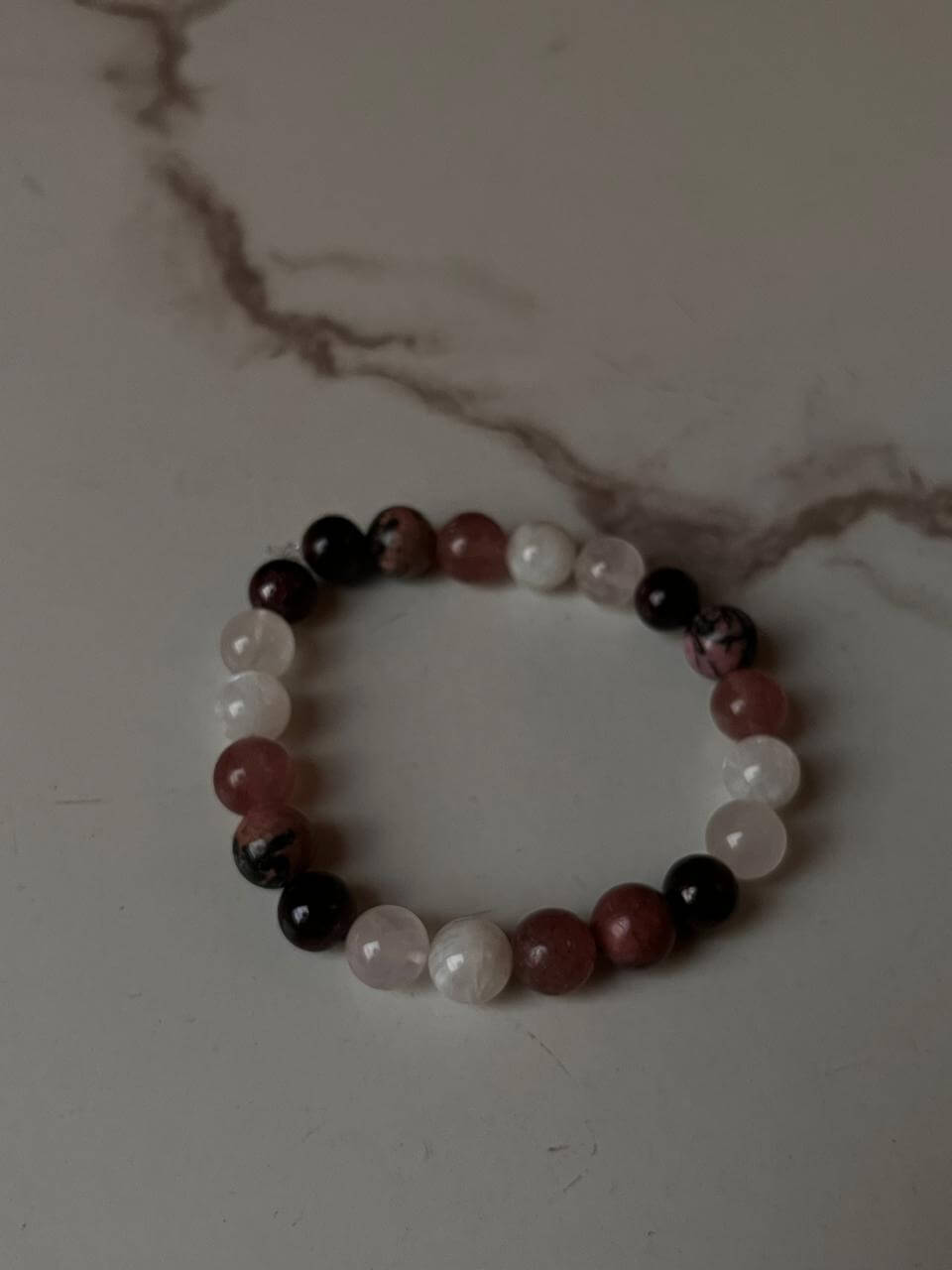 8mm Love Spell Crystal Bracelet with natural stones for love and attraction