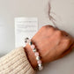8MM natural crystal bracelet designed for compassion