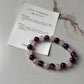 8MM natural crystal bracelet designed to promote self-love