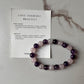 Intention- Love Your Self 8MM natural crystal bracelet for self-care