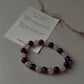 8MM natural crystal bracelet with intention to boost self-love