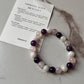 Intention- Improve Sleep bracelet with 8MM natural crystals