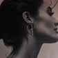 Modern design plain 925 silver earring for everyday wear