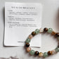 Intention- Wealth 8MM natural crystal bracelet for abundance