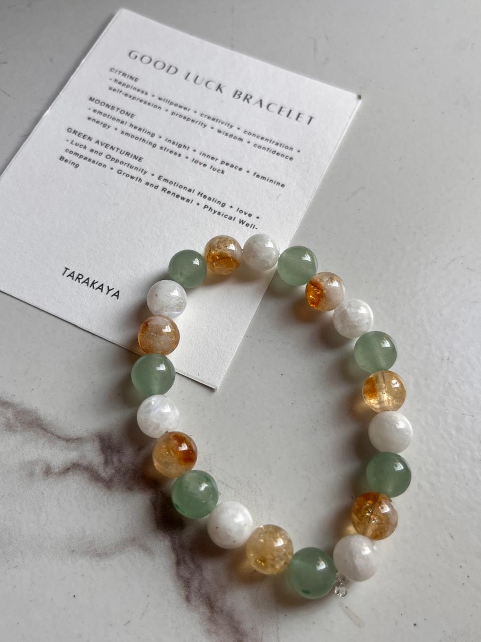 Good luck 8MM crystal bracelet with natural healing properties