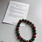 8MM natural crystal bracelet with intention to enhance overall health