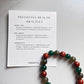 Intention- Promotes Health 8MM natural crystal bracelet for wellness