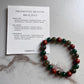 Intention- Promotes Health bracelet with 8MM natural crystal beads