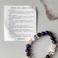 Intention- Migraine 8MM natural crystal bracelet for relief