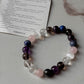 8MM natural crystal bracelet with intention to reduce migraine pain