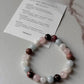 8MM natural crystal bracelet with intention for a healthy pregnancy
