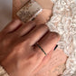 Gold Vermeil Black Spinel Eternity Band Ring in 925 Silver for Elegant Style