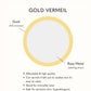 Gold Vermeil Plain Hammered Stack Band 925 Sterling Silver Ring