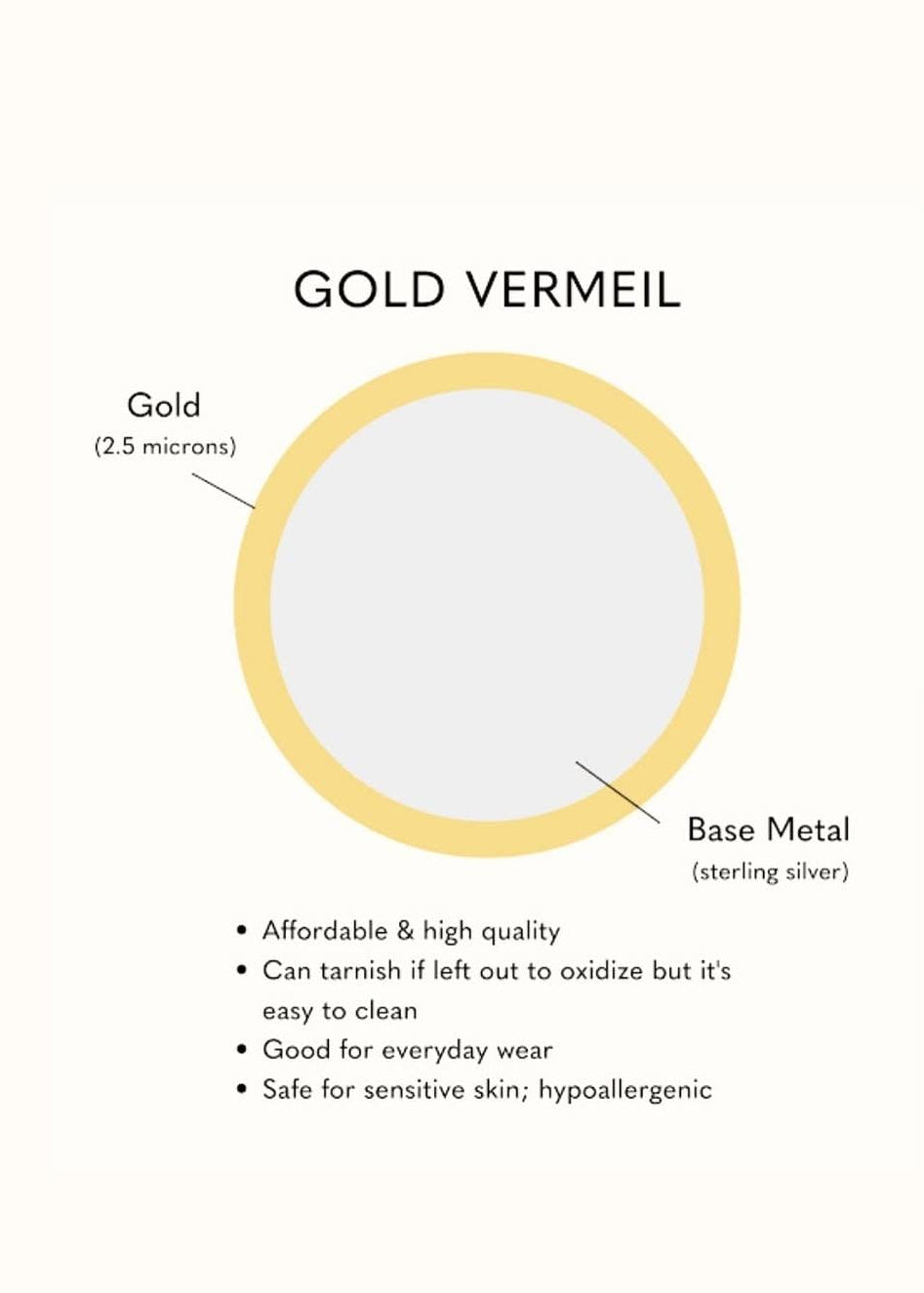 Gold Vermeil Plain Hammered Stack Band 925 Sterling Silver Ring