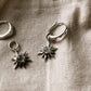 Stylish Sunshine Moonstone CZ 925 Silver Huggies Earrings for Everyday Wear