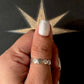 925 Silver Om/Aum Engraved Circle of Life Ring - Symbolic Silver Band