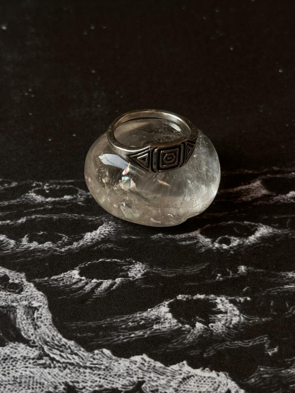 Tribal Dawn 925 Silver Ring - Elegant Ring with Tribal Design