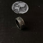 Tribal Relic Band 925 Silver Ring - Bold Tribal Design Silver Ring