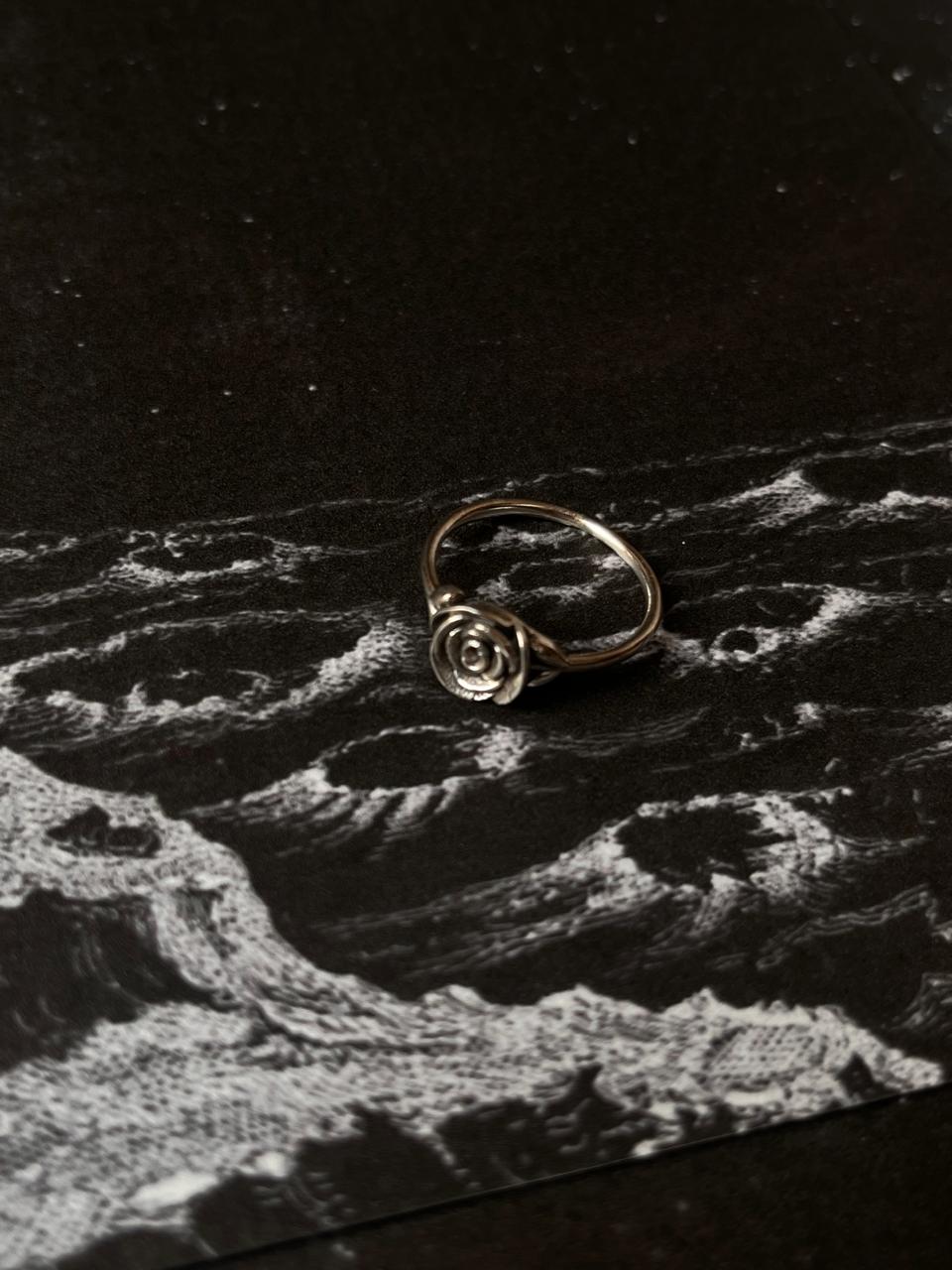 925 Silver Love Rose Enchantment Ring - Romantic Rose Motif