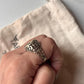 Spiritual Om Aum Trishul 925 Silver Ring with Antique Finish