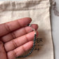 Evil Eye & Black Bead Nazariya 925 Silver Anklet