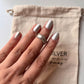 Antique Double Rawa V Little Finger 925 Sterling Silver Ring